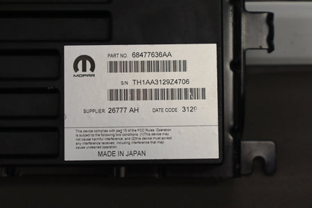 19-24 Ram 1500 (DT) Radio Amplifier