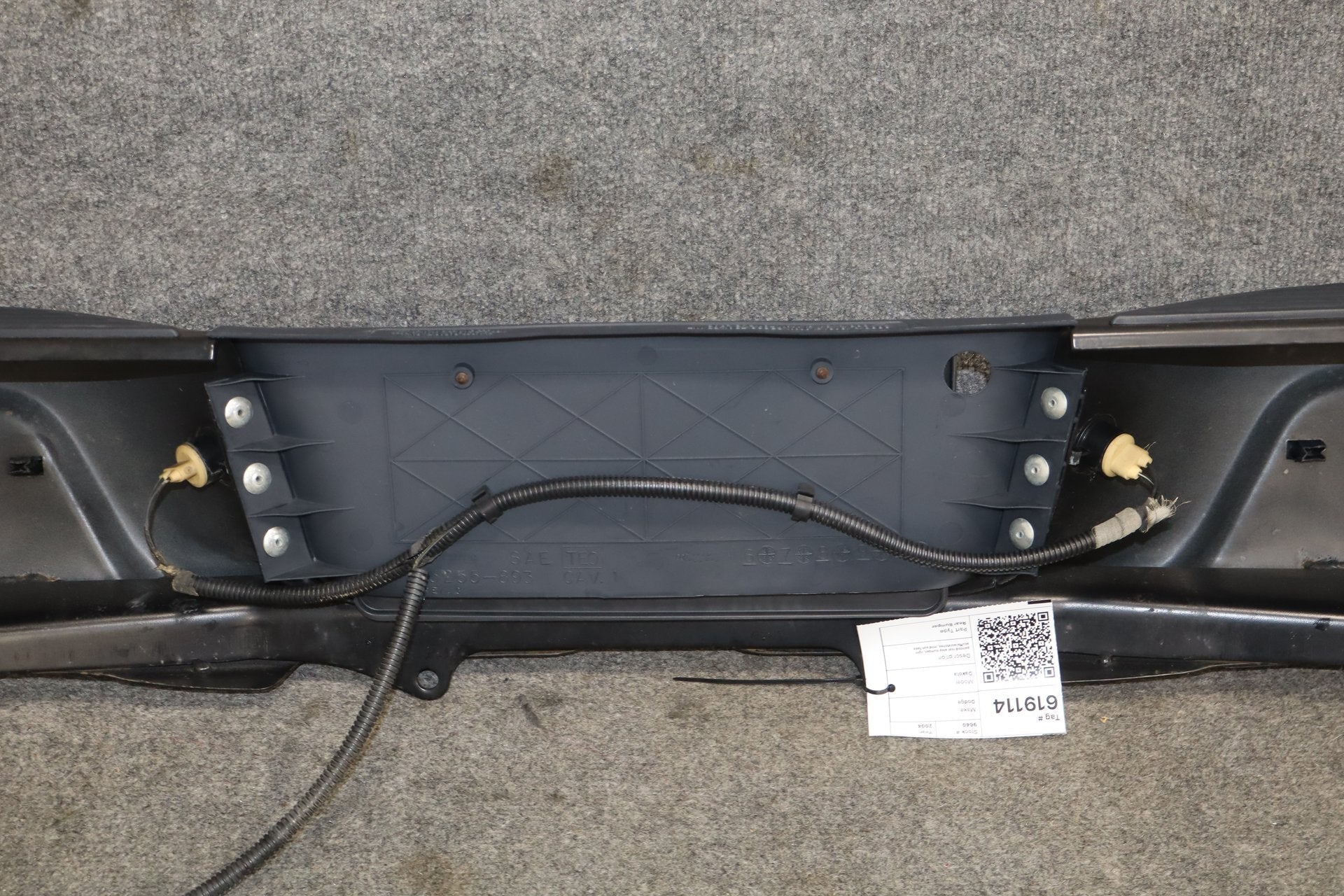 197-2004 Dodge Dakota Sport Rear Bumper Patriot Blue PBT