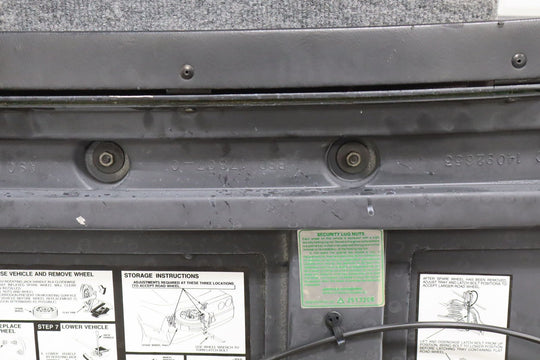 1984 - 1989 C4 Corvette Convertible Boot Cover *Nassau Blue 212*