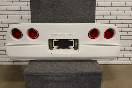 1984-1990 Chevrolet Corvette C4 Rear Bumper Artic White