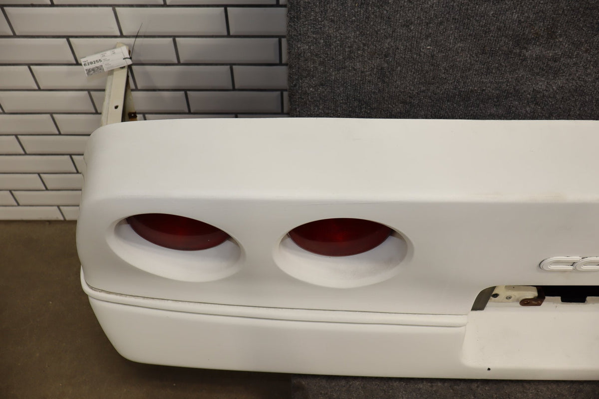1984-1990 Chevrolet Corvette C4 Rear Bumper Artic White