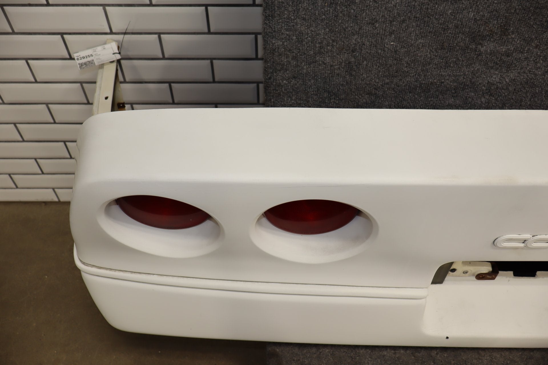 1984-1990 Chevrolet Corvette C4 Rear Bumper Artic White