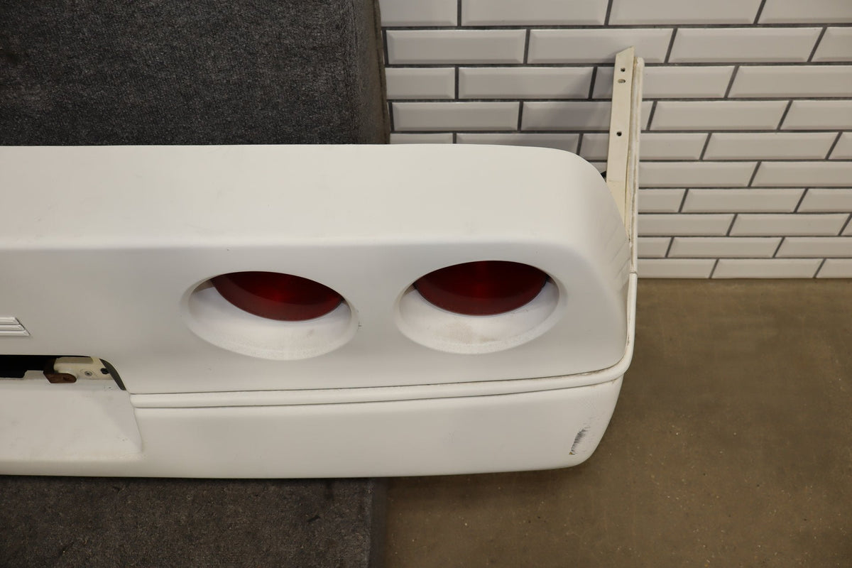 1984-1990 Chevrolet Corvette C4 Rear Bumper Artic White