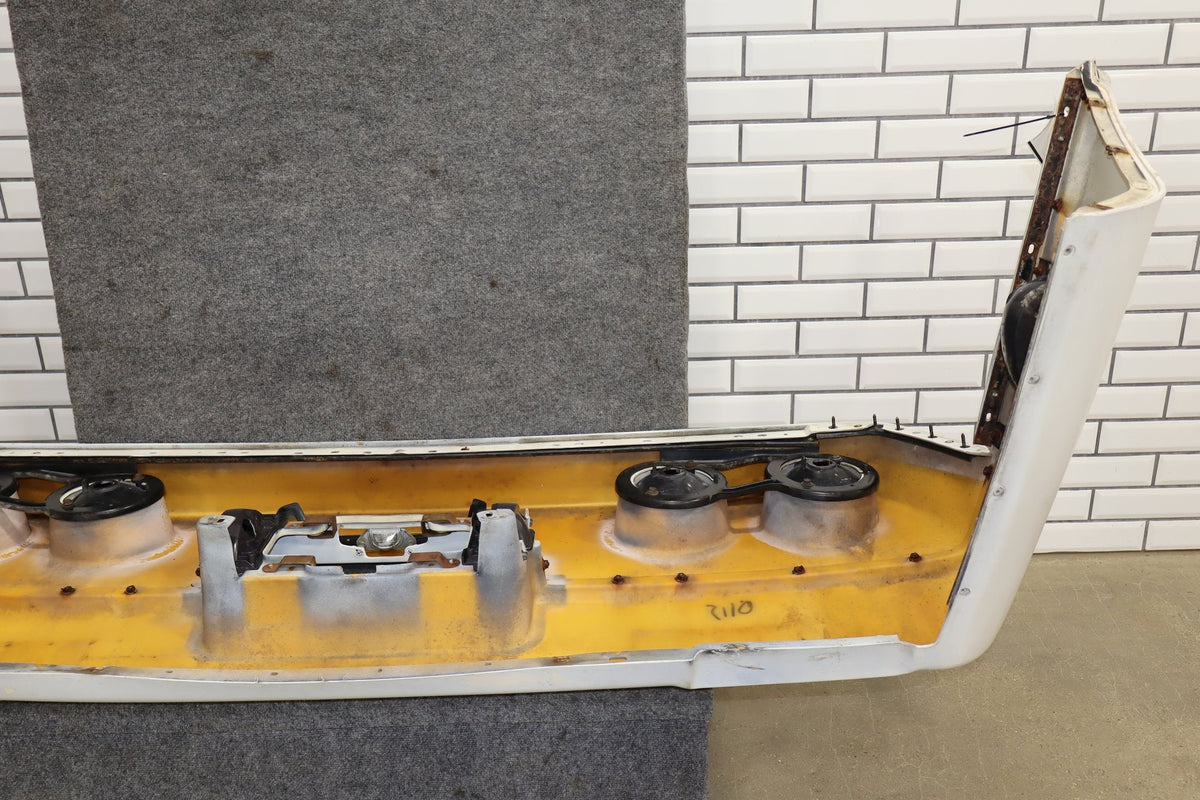 1984-1990 Chevrolet Corvette C4 Rear Bumper Artic White