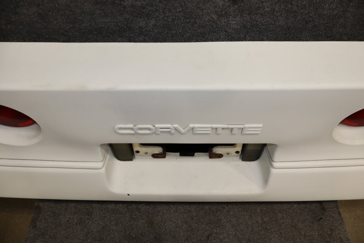 1984-1990 Chevrolet Corvette C4 Rear Bumper Artic White