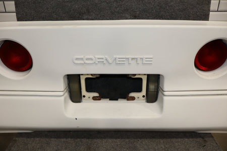 1984-1990 Chevrolet Corvette C4 Rear Bumper Artic White
