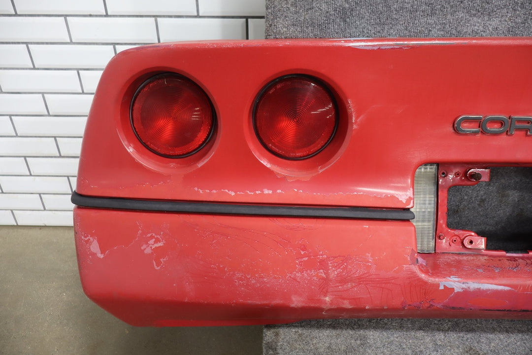 1984 - 1990 Chevrolet Corvette C4 Rear Bumper Bright Red 72