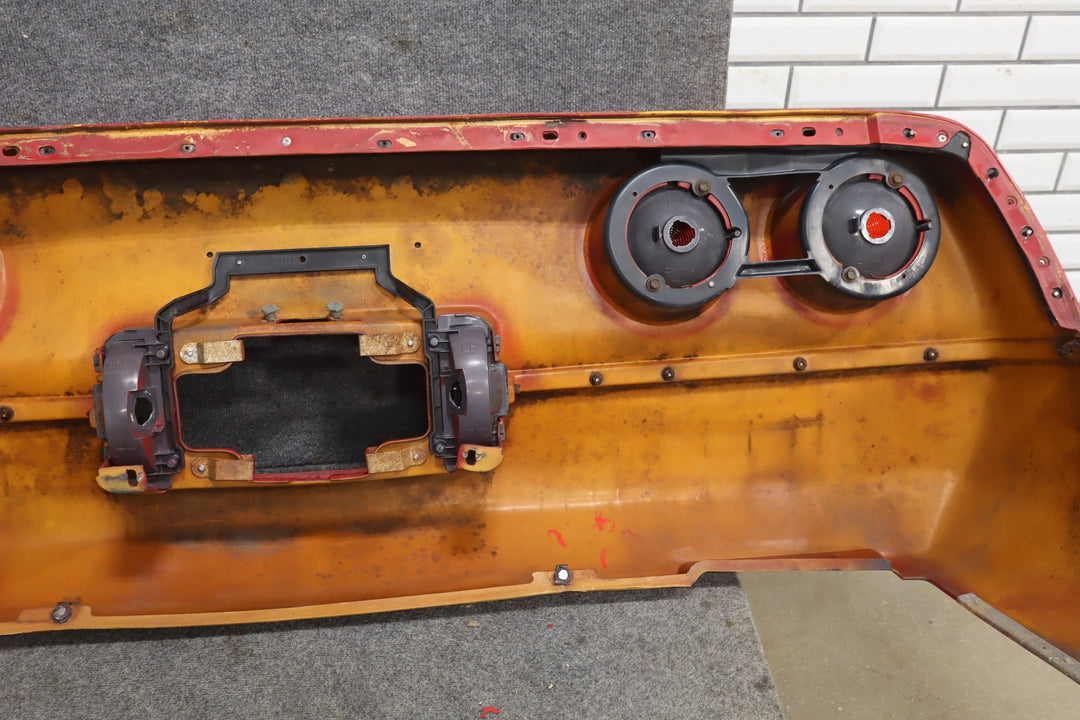 1984 - 1990 Chevrolet Corvette C4 Rear Bumper Bright Red 72