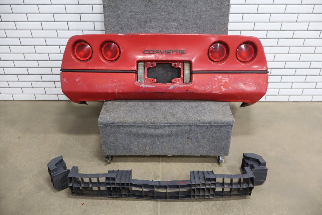 1984 - 1990 Chevrolet Corvette C4 Rear Bumper Bright Red 72