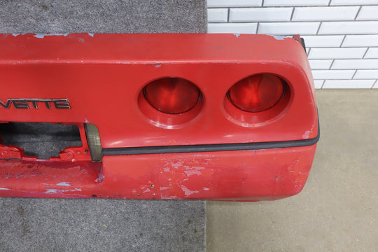 1984 - 1990 Chevrolet Corvette C4 Rear Bumper Bright Red 72