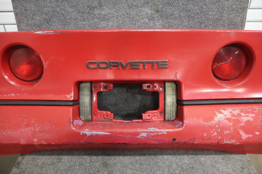 1984 - 1990 Chevrolet Corvette C4 Rear Bumper Bright Red 72