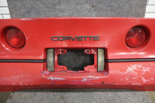 1984 - 1990 Chevrolet Corvette C4 Rear Bumper Bright Red 72