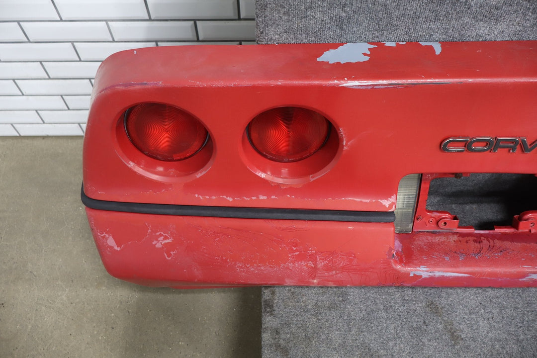 1984 - 1990 Chevrolet Corvette C4 Rear Bumper Bright Red 72