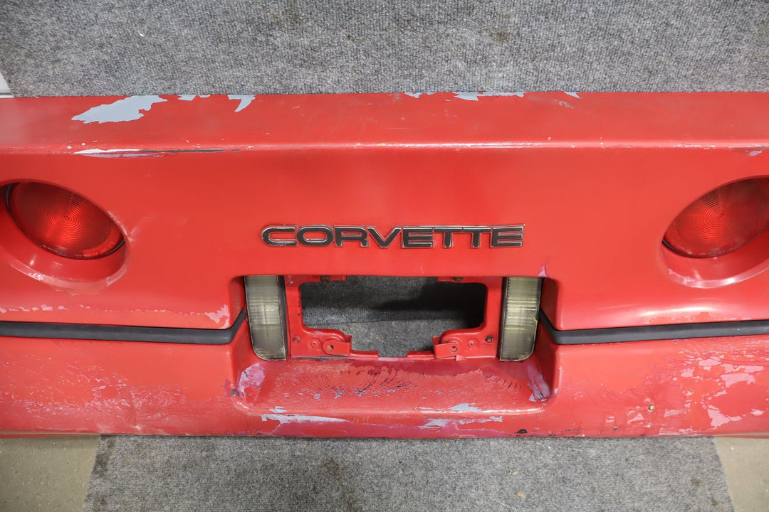 1984 - 1990 Chevrolet Corvette C4 Rear Bumper Bright Red 72