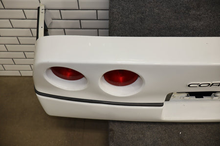 1984-1990 Chevrolet Corvette C4 Rear Bumper White 10