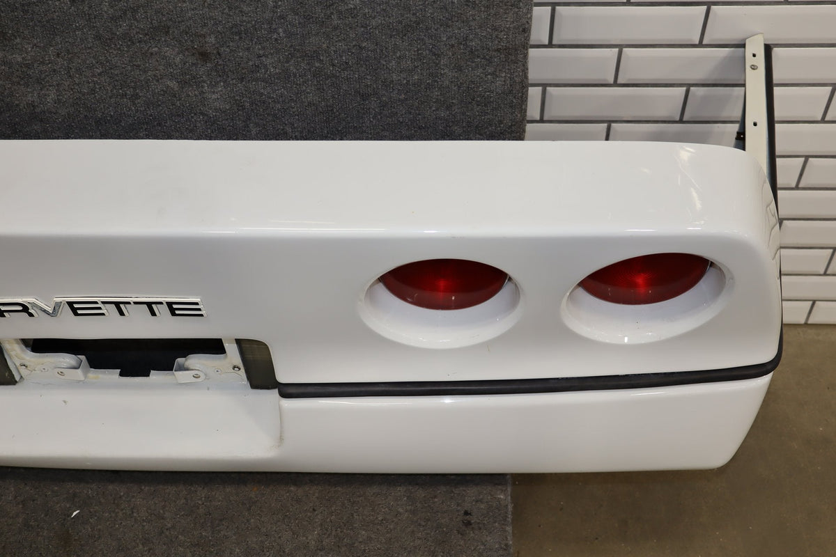 1984-1990 Chevrolet Corvette C4 Rear Bumper White 10