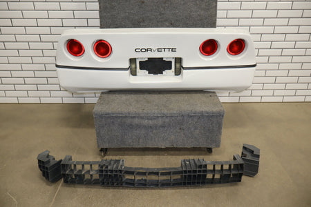 1984-1990 Chevrolet Corvette C4 Rear Bumper White 10