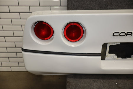 1984-1990 Chevrolet Corvette C4 Rear Bumper White 10