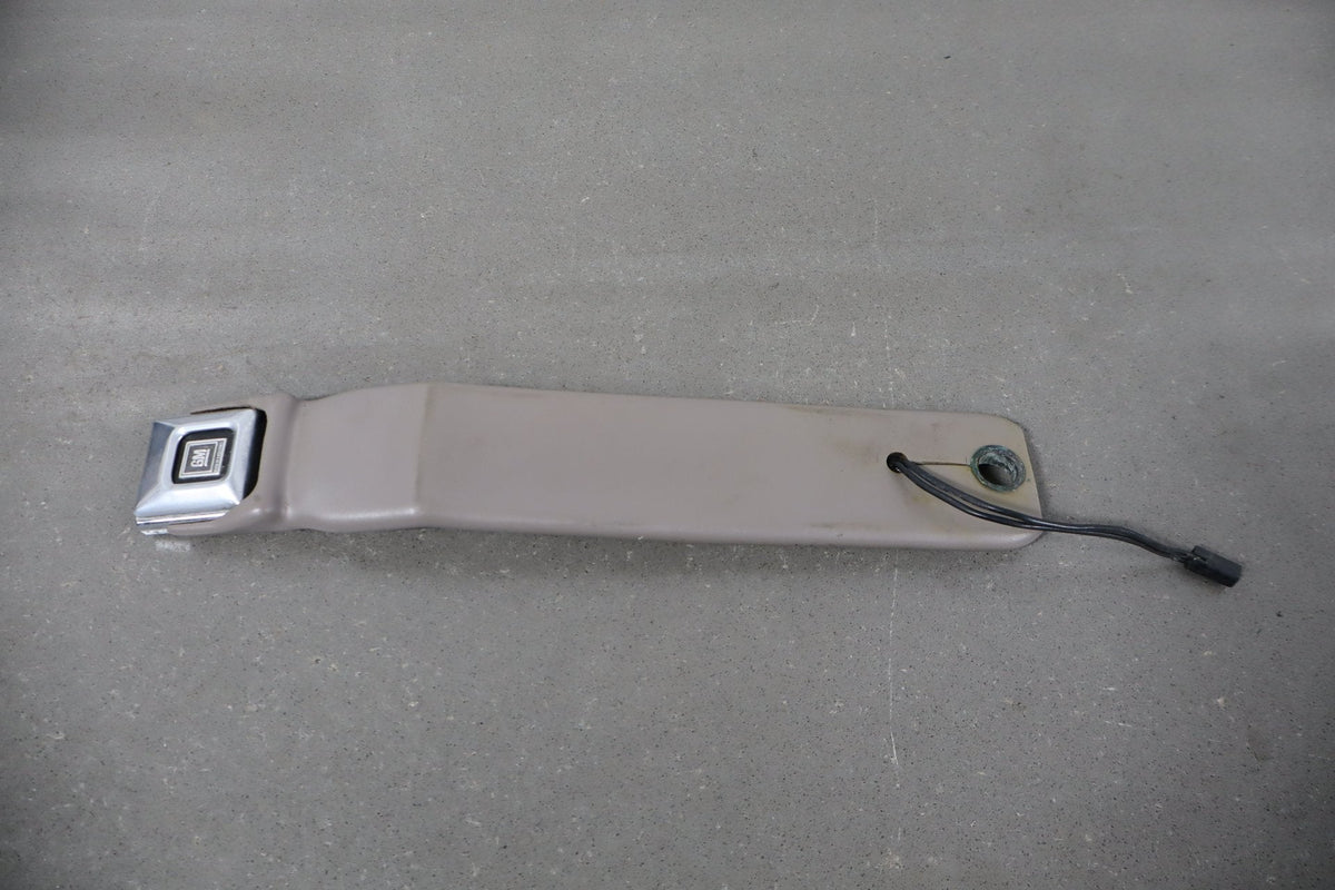 1984-1994 Chevrolet Corvette Left Front Seat Belt Buckle Grey