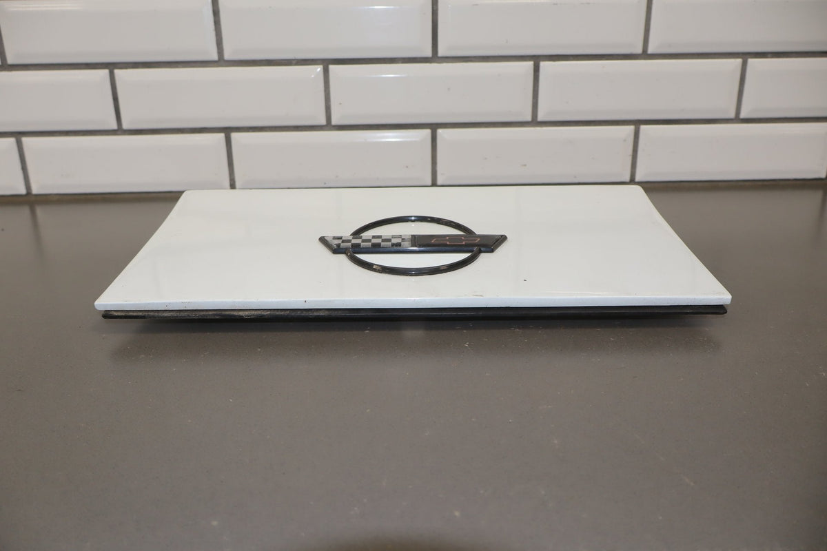1984-1996 Chevrolet Corvette C4 Coupe- Fuel Filler Door Artic White 10