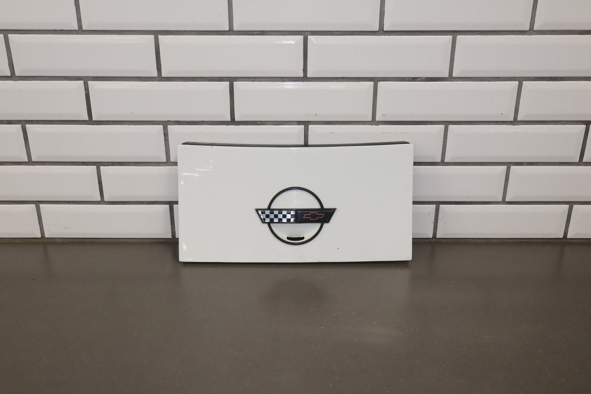 1984-1996 Chevrolet Corvette C4 Coupe- Fuel Filler Door Artic White 10