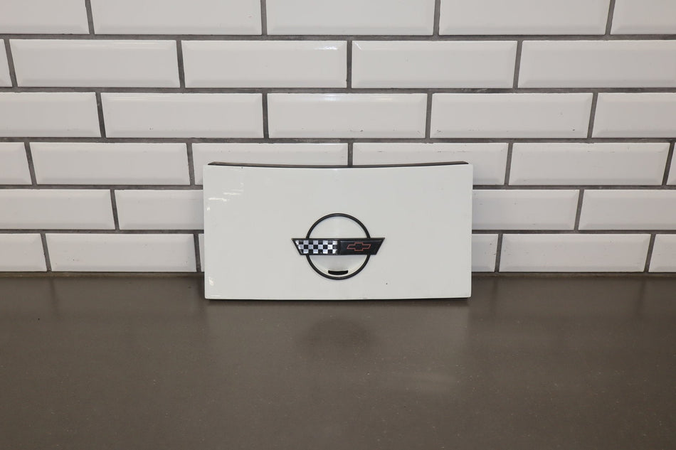 1984-1996 Chevrolet Corvette C4 Coupe- Fuel Filler Door Artic White 10