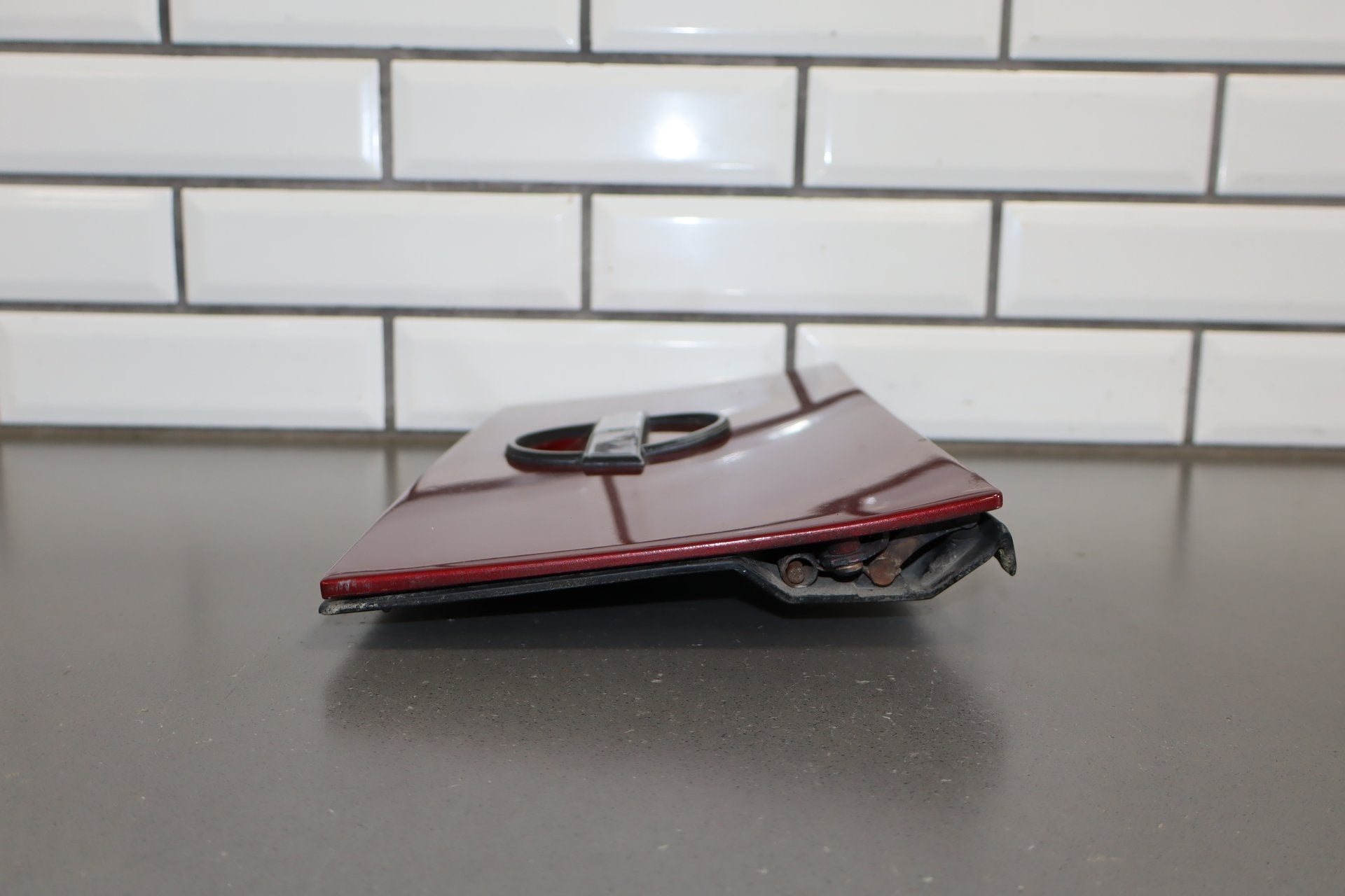 1984-1996 Chevrolet Corvette C4 Coupe- Fuel Filler Door Dark Red 75