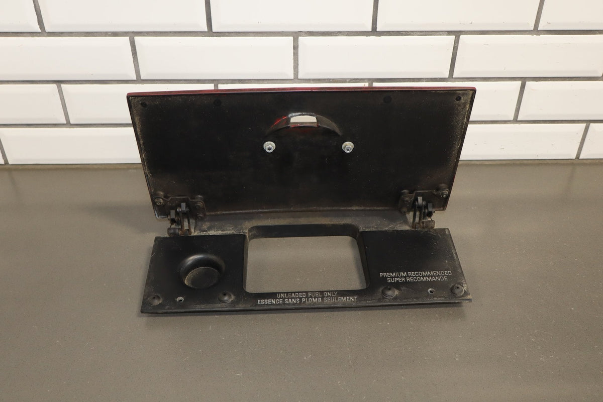 1984-1996 Chevrolet Corvette C4 Coupe- Fuel Filler Door Dark Red 75