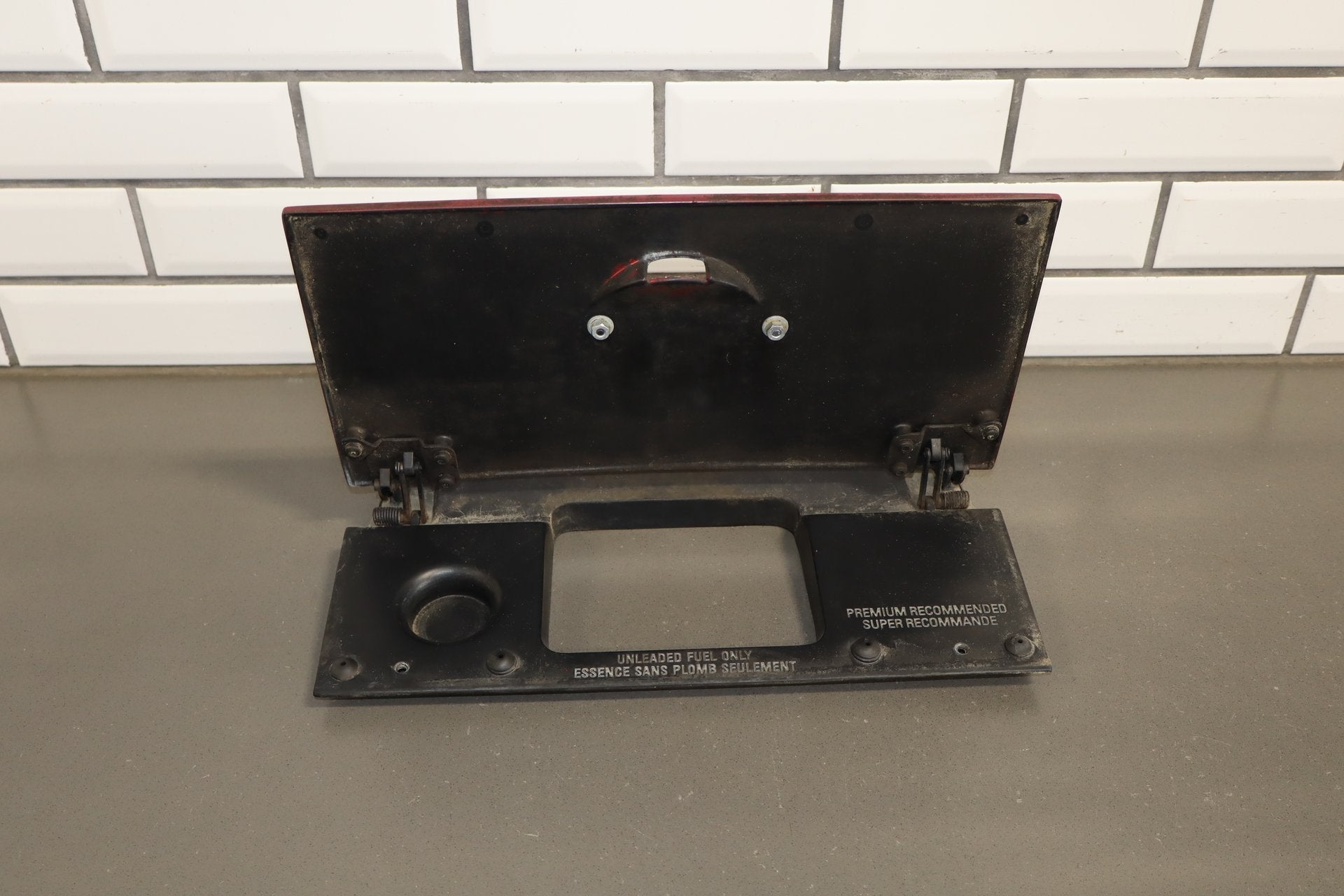 1984-1996 Chevrolet Corvette C4 Coupe- Fuel Filler Door Dark Red 75