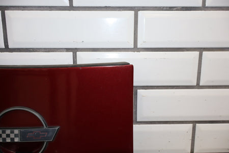 1984-1996 Chevrolet Corvette C4 Coupe- Fuel Filler Door Dark Red 75