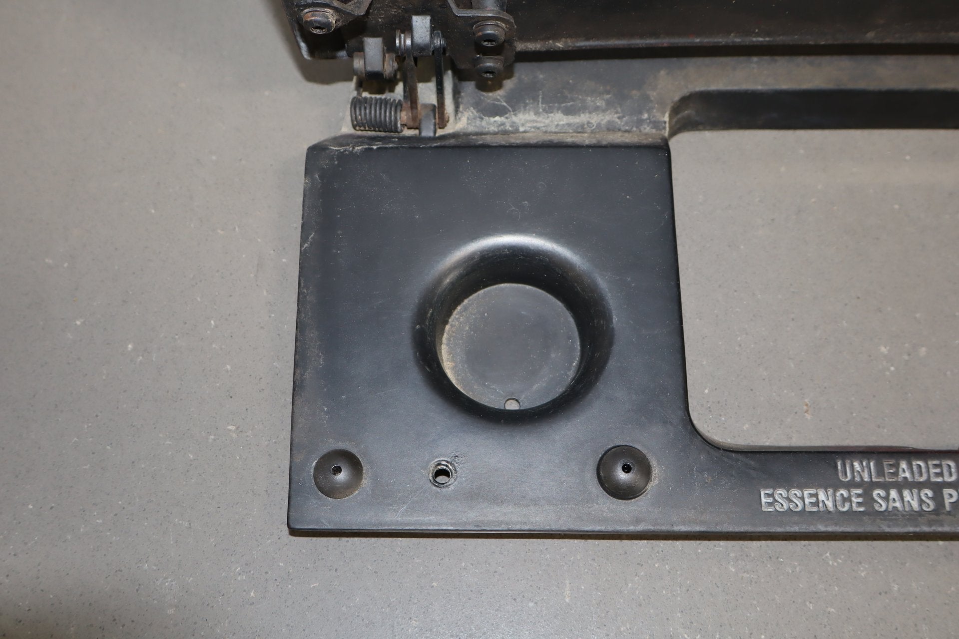 1984-1996 Chevrolet Corvette C4 Coupe- Fuel Filler Door Dark Red 75