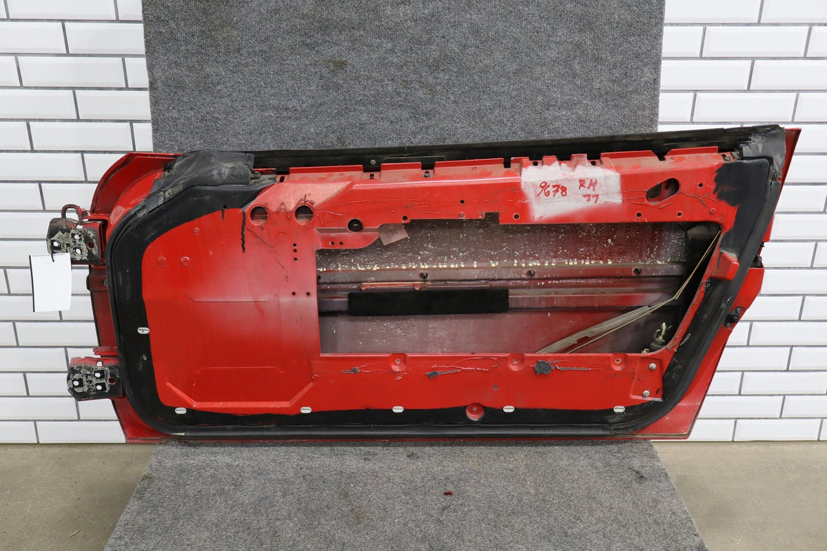 1984-1996 Chevrolet Corvette Right Front Door Bright Red 81