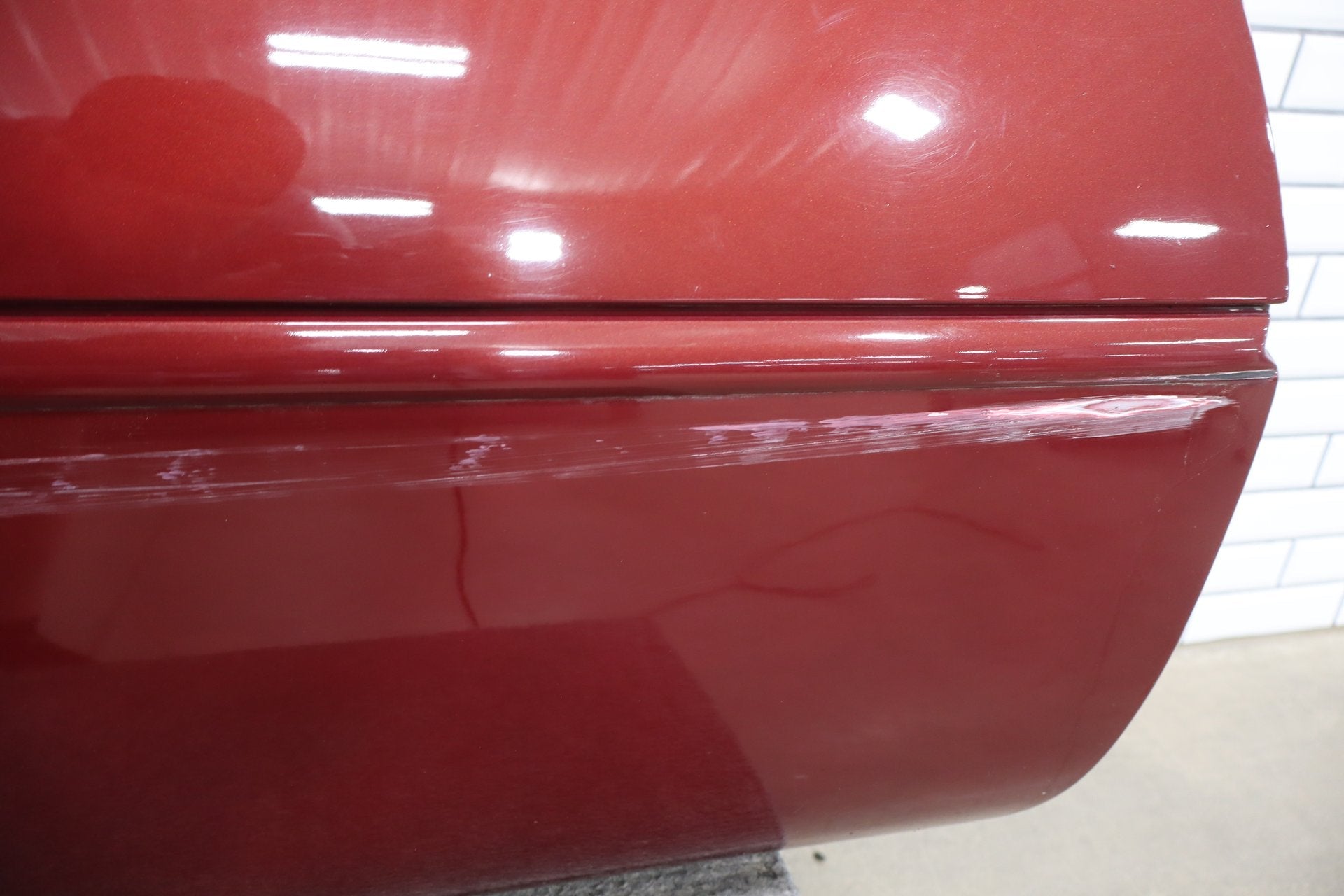 1984-1996 Chevrolet Corvette Right Front Door Dark Red 75