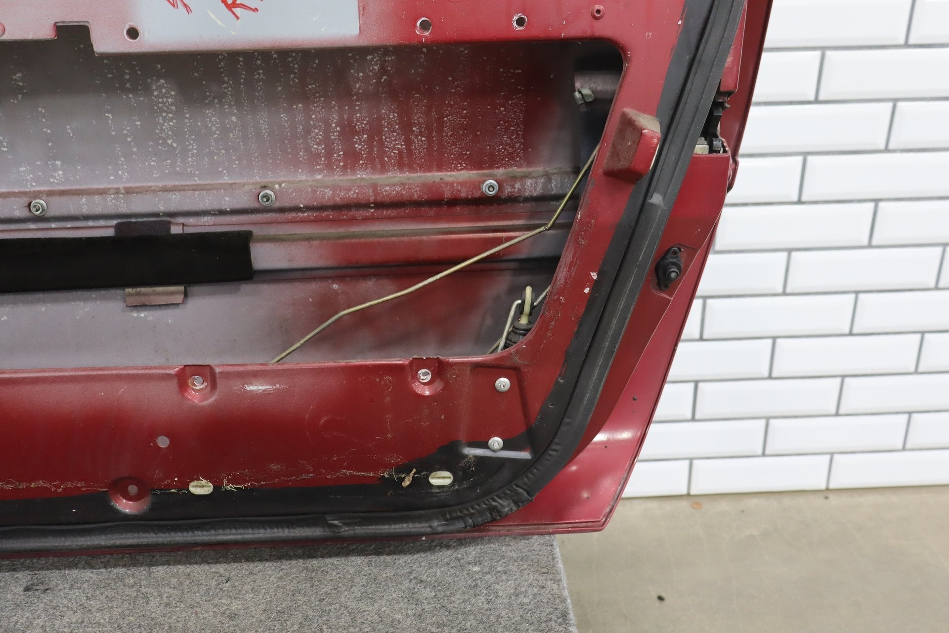 1984-1996 Chevrolet Corvette Right Front Door Dark Red 75