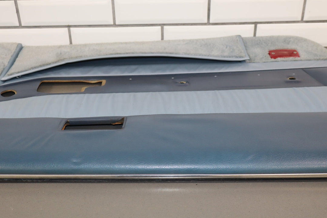 1984 Nissan 300ZX 2+2 Left Front Interior Trim Panel Blue