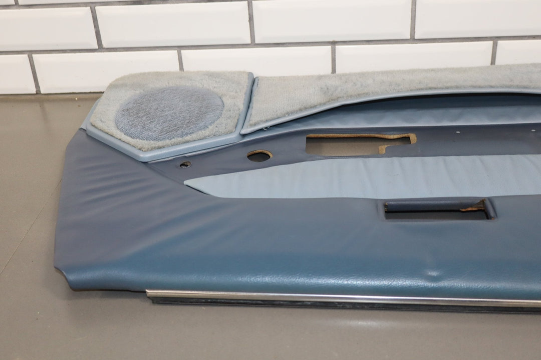 1984 Nissan 300ZX 2+2 Left Front Interior Trim Panel Blue