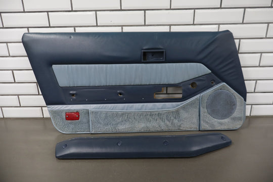 1984 Nissan 300ZX 2+2 Left Front Interior Trim Panel Blue