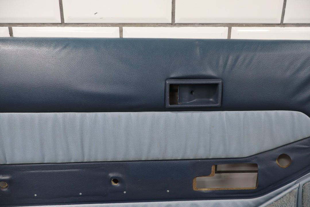1984 Nissan 300ZX 2+2 Left Front Interior Trim Panel Blue