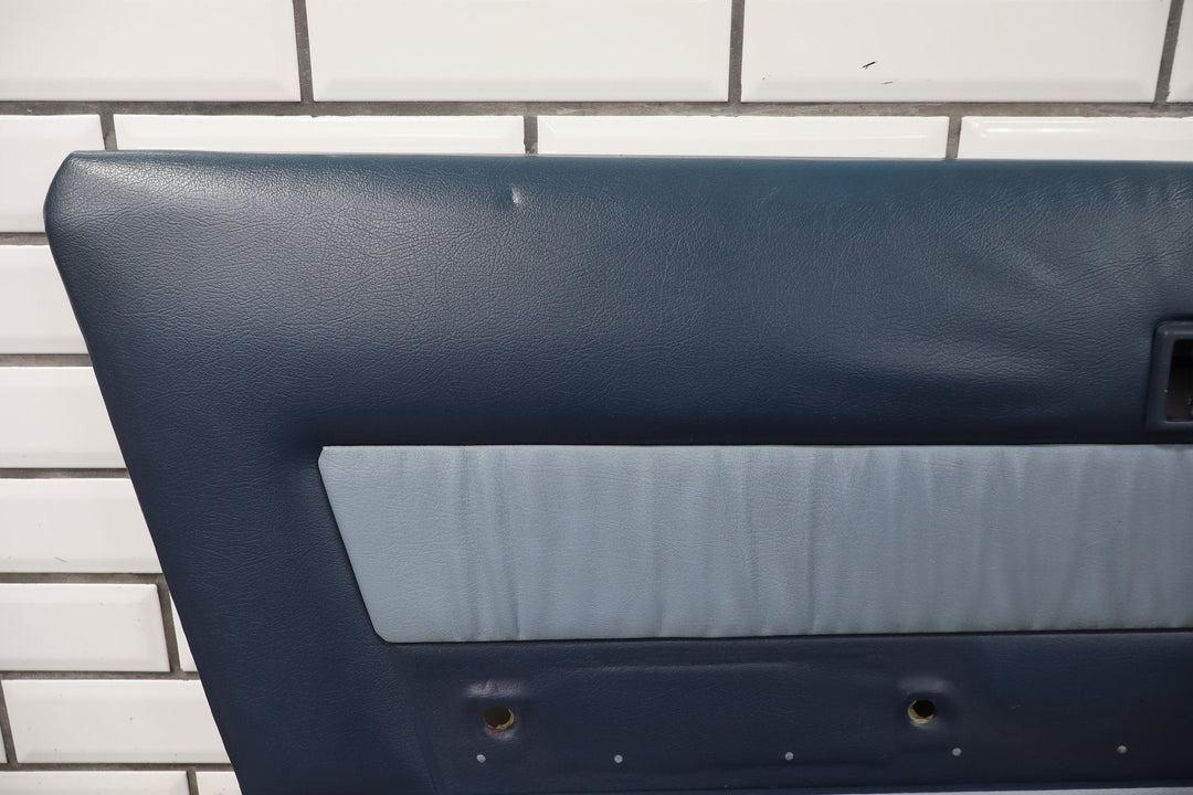 1984 Nissan 300ZX 2+2 Left Front Interior Trim Panel Blue