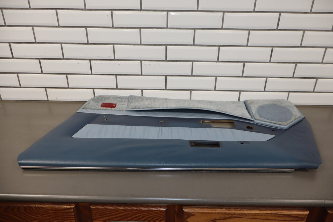 1984 Nissan 300ZX 2+2 Right Front Interior Trim Panel Blue