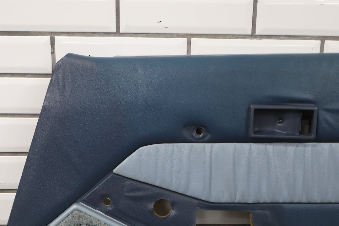 1984 Nissan 300ZX 2+2 Right Front Interior Trim Panel Blue
