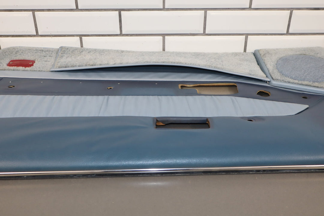 1984 Nissan 300ZX 2+2 Right Front Interior Trim Panel Blue