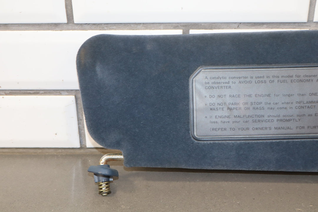 1984 Nissan 300ZX 2+2 Sun Visor Pair Left/Right Blue