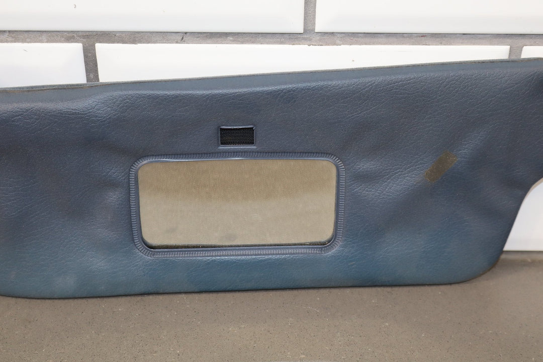 1984 Nissan 300ZX 2+2 Sun Visor Pair Left/Right Blue