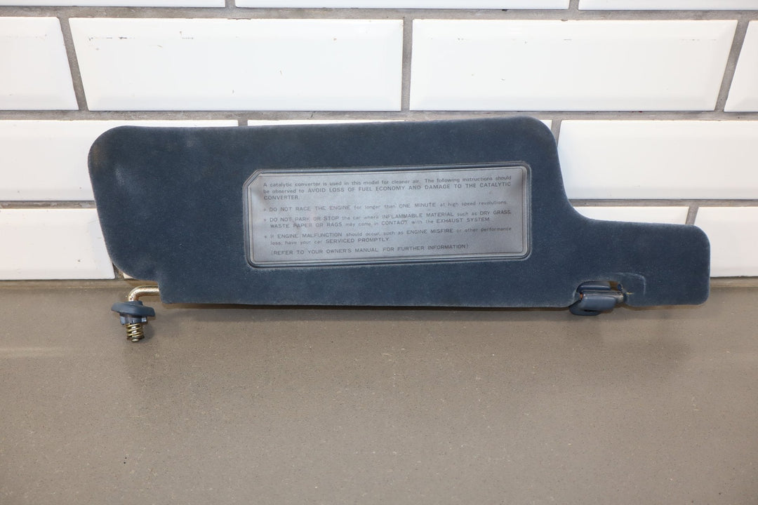 1984 Nissan 300ZX 2+2 Sun Visor Pair Left/Right Blue