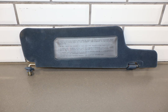 1984 Nissan 300ZX 2+2 Sun Visor Pair Left/Right Blue
