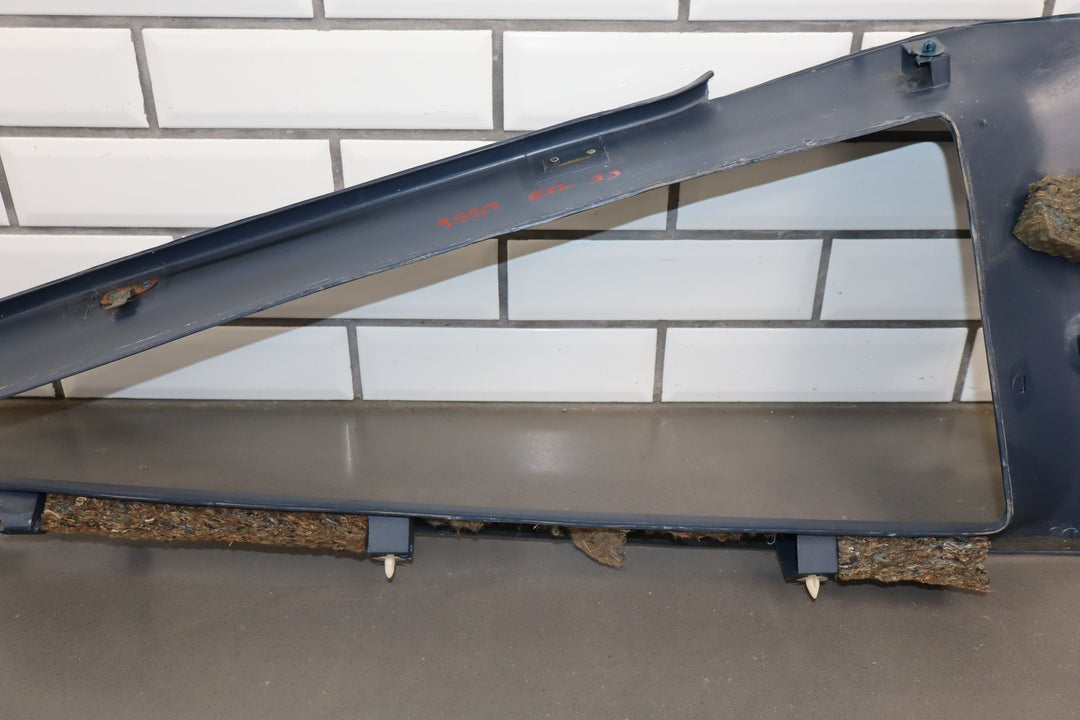 1984 Nissan 300ZX Coupe Rear Interior Quarter Glass Trims Pair Left/Right