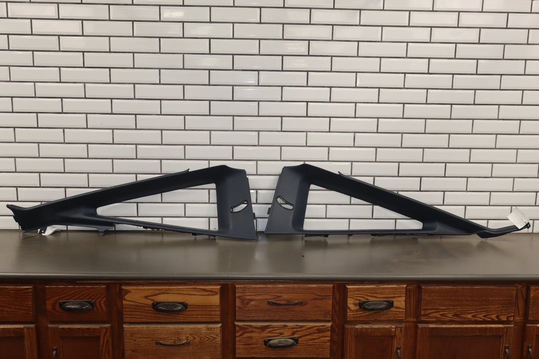 1984 Nissan 300ZX Coupe Rear Interior Quarter Glass Trims Pair Left/Right