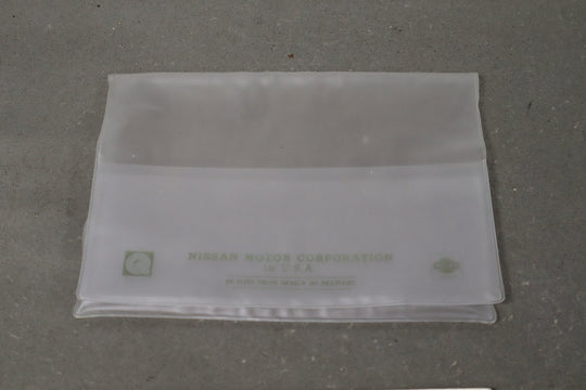 1984 Nissan 300ZX Owners Handbook OEM