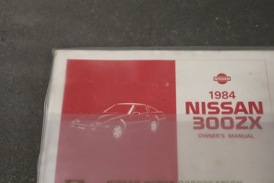 1984 Nissan 300ZX Owners Handbook OEM